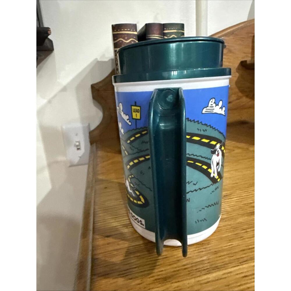 VTG Big Dog Lead, Follow, or Get Out of the Way Mug Coffee Hot Or Cold 1990s - Picture 4 of 7